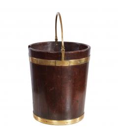 Georgian Mahogany and Brass Plate Bucket - 4737876