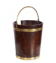 Georgian Mahogany and Brass Plate Bucket - 4737895