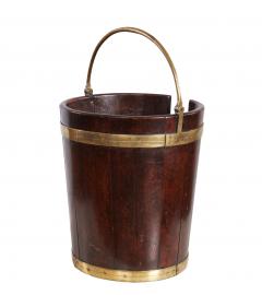 Georgian Mahogany and Brass Plate Bucket - 4737897
