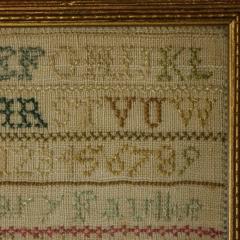 Georgian Miniature Sampler 1791 by Mary Faulke - 2919599