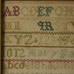 Georgian Miniature Sampler 1791 by Mary Faulke - 2919602