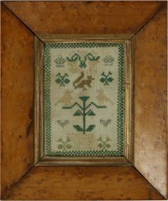 Georgian Miniature Sampler circa 1830 - 4528694