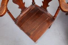 Georgian Mixed Wood Corner Chair - 3126933