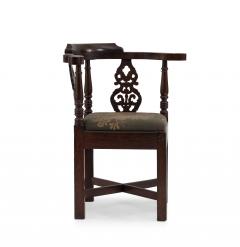 Georgian Oak Corner Arm Chair - 1402755