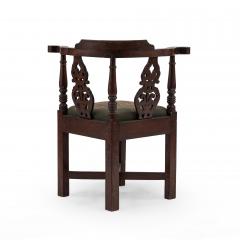 Georgian Oak Corner Arm Chair - 1402757