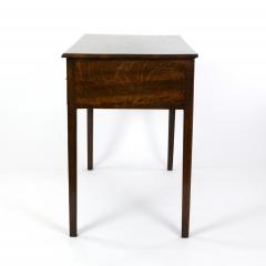 Georgian Oak Lowboy With Three Drawers Chamfered Legs - 1358069