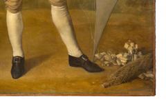 Georgian Portrait Painting Of A Boy Holding A Kite - 4645418