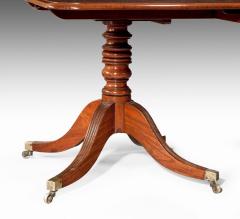 Georgian Regency twin pillar antique dining table - 825313