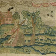 Georgian Sampler 1779 by Mary Lee Country Scene - 4259848