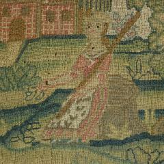 Georgian Sampler 1779 by Mary Lee Country Scene - 4259851