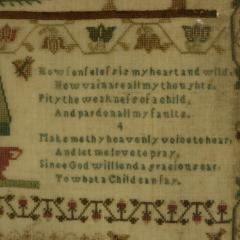 Georgian Sampler 1803 Jane Muncy Aged 9 - 4045189