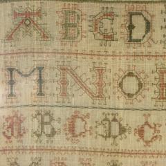 Georgian Scottish Sampler 1793 by Anne Williamson - 4363507