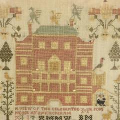 Georgian Scottish Sampler 1793 by Anne Williamson - 4363509