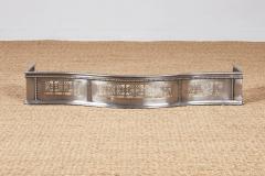 Georgian Serpentine Steel Fire Fender - 4204661