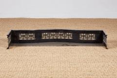 Georgian Serpentine Steel Fire Fender - 4204665