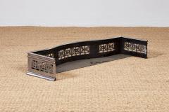 Georgian Serpentine Steel Fire Fender - 4204666