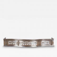 Georgian Serpentine Steel Fire Fender - 4208402