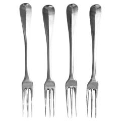 Georgian Silver Hanoverian Forks poss Pierre Maingy Guernsey - 3666523