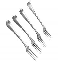 Georgian Silver Hanoverian Forks poss Pierre Maingy Guernsey - 3666524