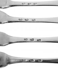Georgian Silver Hanoverian Forks poss Pierre Maingy Guernsey - 3666527