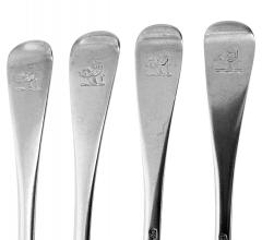 Georgian Silver Hanoverian Forks poss Pierre Maingy Guernsey - 3666529