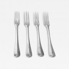 Georgian Silver Hanoverian Forks poss Pierre Maingy Guernsey - 3667582