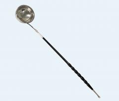 Georgian Silver Punch or Toddy Ladle London 1826 Mary Ann Charles Reilly  - 4763104