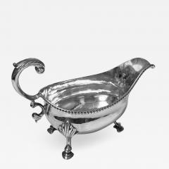 Georgian Silver Sauceboat London 1785 by Charles Hougham - 1618381