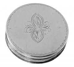 Georgian Silver patch or pill Box Birmingham 1793 Joseph Taylor - 3988089