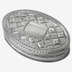 Georgian Silver patch or pill Box Birmingham 1801 Joseph Taylor - 4291485