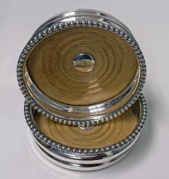Georgian Sterling Silver Wine Coasters 1810 Thomas Blagden - 1821180
