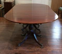 Georgian Three Pillar Dining Table - 2838210