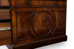 Georgian style mahogany kneehole desk - 4631566