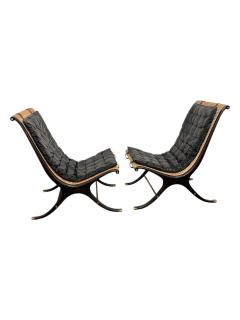 Gerald Jerome Pair Gerald Jerome Lounge Chairs for Heritage Furniture - 4071229