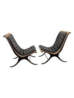 Gerald Jerome Pair Gerald Jerome Lounge Chairs for Heritage Furniture - 4361473