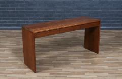 Gerald McCabe Gerald McCabe Shedua Wood Console Table for Orange Crate Modern - 4380061