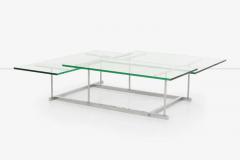 Gerald McCabe Gerald McCabe for Orange Crate Custom 3 level Steel and Glass Low Table - 2910141