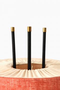 Gerald Thurston Early Floor Lamp in Black Lacquered Metal and Brass by Gerald Thurston 1950s - 4470941