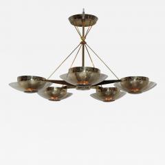 Gerald Thurston Gerald Thurston For Lightolier Modernist Brass Chandelier - 770597