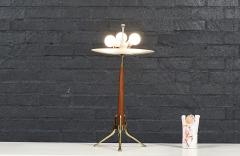 Gerald Thurston Gerald Thurston Sculpted Tripod Brass Walnut Table Lamp for Lightolier - 4654722