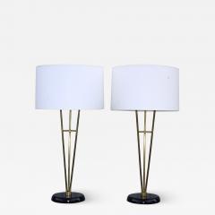 Gerald Thurston Gerald Thurston Style Brass Tall Table Lamps - 1490329