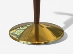 Gerald Thurston Gerald Thurston Teak Brass Plastic Table Lamp USA 1960s - 4367992