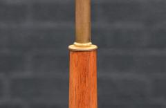 Gerald Thurston Gerald Thurston Tripod Sculpted Brass Walnut Table Lamp - 4244285