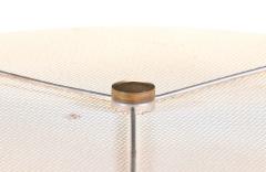 Gerald Thurston Gerald Thurston Tripod Sculpted Brass Walnut Table Lamp - 4244287