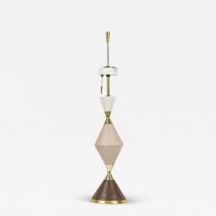 Gerald Thurston Gerald Thurston for Lightolier American Porcelain Hourglass Table Lamp - 4298153