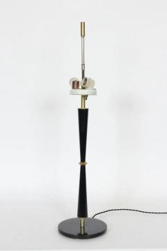 Gerald Thurston Gerald Thurston for Lightolier Black Brass Table Lamp - 2984830