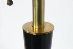 Gerald Thurston Gerald Thurston for Lightolier Black Brass Table Lamp - 2984843
