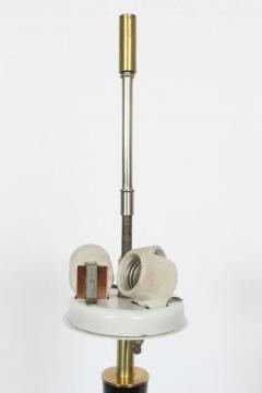 Gerald Thurston Gerald Thurston for Lightolier Black Brass Table Lamp - 2984844