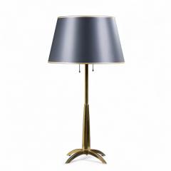 Gerald Thurston Gerald Thurston for Stiffel Mid Century Brass Rocket Table Lamp Pair - 4347162