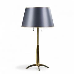 Gerald Thurston Gerald Thurston for Stiffel Mid Century Brass Rocket Table Lamp Pair - 4347164